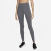 Nike One Luxe Women's Mid-rise Leggings In Iron Grey,clear