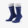 Nike Everyday Plus Cushioned Training Crew Socks In Deep Royal Blue,white,white