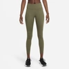 Nike Women's One Luxe Mid-rise 7/8 Leggings In Green