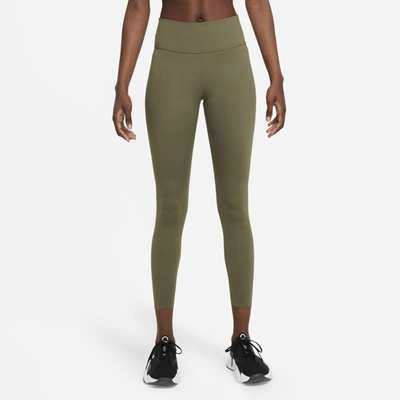 Nike Women's One Luxe Mid-rise 7/8 Leggings In Green