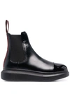 ALEXANDER MCQUEEN HYBRID CHELSEA ANKLE BOOTS