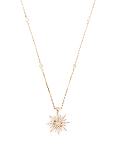 Djula 18kt Yellow Gold Soleil Diamond Necklace