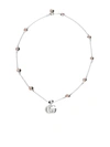 GUCCI DOUBLE G MOTHER OF PEARL NECKLACE