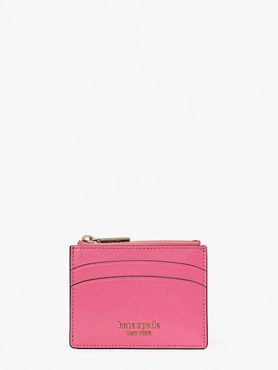 Kate Spade Spencer Coin Cardholder In Crushed Watermelon
