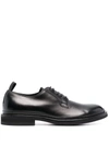 Officine Creative Lace-up Leather Shoes In Schwarz