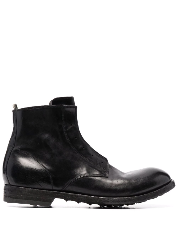 Officine Creative Solitude 004 leather Chelsea boots - Black