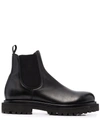 OFFICINE CREATIVE EVENTUAL LEATHER BOOTS