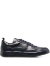 OFFICINE CREATIVE PANELLED LOW-TOP LEATHER SNEAKERS