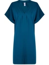 Eres Tali Short-sleeve Kaftan In Blau