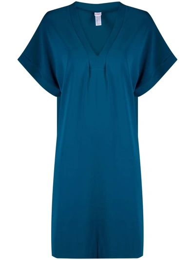 Eres Tali Short-sleeve Kaftan In Blau