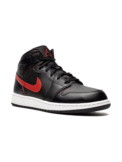 Jordan Kids' Air  1 Mid Gs Sneakers In Black