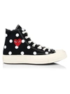 Comme Des Garçons Play Comme Des Garcons Play X Converse Polka Dot High-top Sneakers In Black
