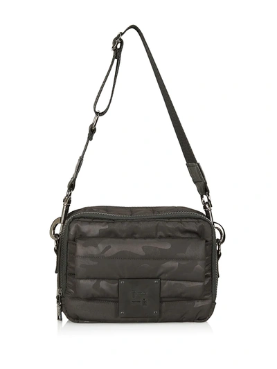 Think Royln The Star Quilted Crossbody Bag In Black Camo