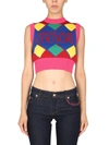 VERSACE JEANS COUTURE CROPPED VEST