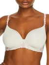 Simone Perele Andora 3d Convertible Plunge T-shirt Bra In Divine Linen