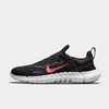 Nike Free Run 5.0 Women's Road Running Shoes In Black/magic Ember/cave Purple
