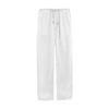 VILEBREQUIN PANTALON EN LIN HOMME UNI,VIL6U477WHT