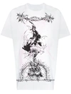 GIVENCHY GOTHIC PRINT CREWNECK T-SHIRT