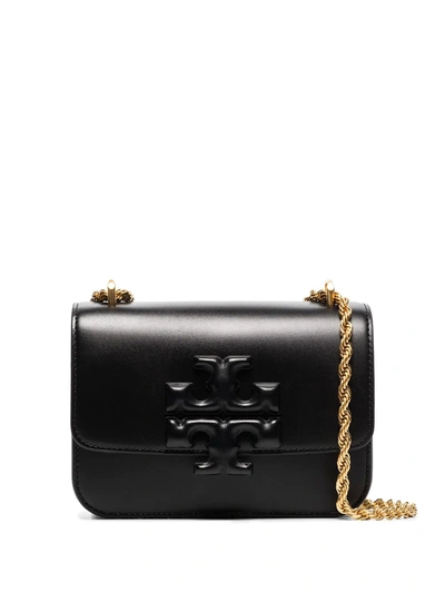 Tory Burch Small Eleanor Leather Shoulder Bag In Black