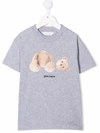 PALM ANGELS TEDDY BEAR LOGO T-SHIRT