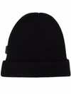 Tom Ford Ribbed-knit Cashmere Beanie In Black