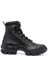 MONCLER HELIS LACE-UP ANKLE BOOTS