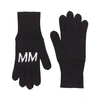 MM6 MARGIELA MM6 MAISON MARGIELA BLACK BRANDED GLOVES,M60068MM029