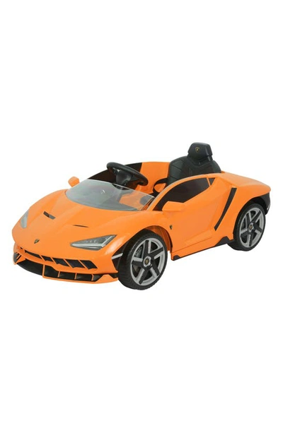 Best Ride On Cars Babies' Lamborghini Centenario 12v Ride-on Toy Car In Orange