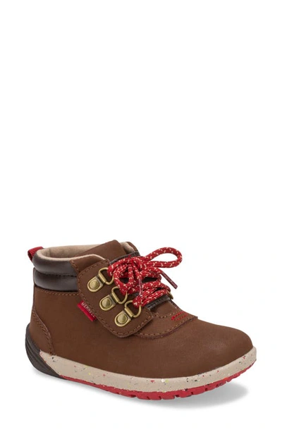 Merrell Babies' Toddler Kids Bare Steps 2.0 Stay-put Boots From Finish Line In Brown