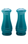 Le Creuset Salt & Pepper Shaker Set In Caribbean