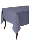 Kaf Home Chambray Square Tablecloth In Navy