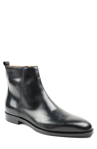 Bruno Magli Men's Nomad Zip Up Chelsea Boots In Black Calf