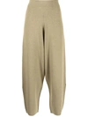 Proenza Schouler White Label Tapered Cropped Trousers In Neutrals