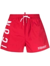 DSQUARED2 LOGO-PRINT SWIM SHORTS