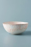 Anthropologie Old Havana Serving Bowl In Pink