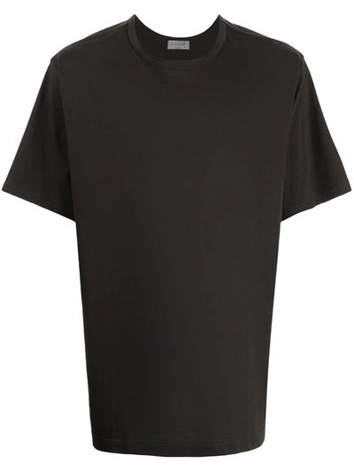 Yohji Yamamoto Oversized Cotton T-shirt In Schwarz
