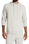 90 Degree By Reflex Terry Pullover Drawstring Hoodie In Htr.grey