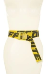 OFF-WHITE LOGO BELT