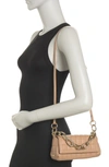 House Of Want H.o.w. We Play Vegan Leather Crossbody Bag In Tan Quilt