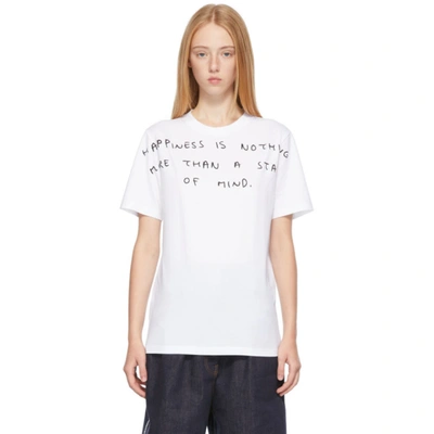 Loewe Printed Cotton Jersey T-shirt In White