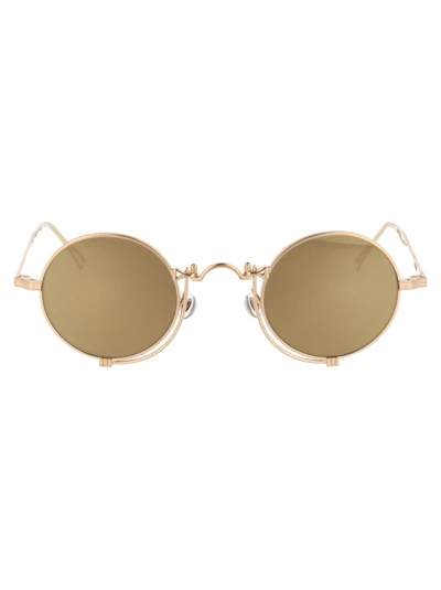 Matsuda 10601h Sunglasses In Brushed Gold