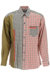 DOLCE & GABBANA OVERSIZED GINGHAM PATCHWORK SHIRT,G5IV1T GES24 S9000