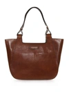 THE BRIDGE BROWN SHOPPING BAG,043151 0114