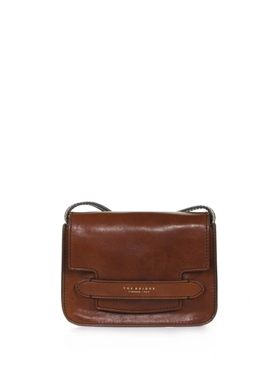 The Bridge Brown Crossbody Bag In Marrone Scuro