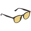 Ray Ban Rb4259 Washed Lenses Sunglasses Black Frame Yellow Lenses 53-20 In Black,yellow