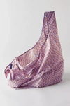 Baggu Standard Reusable Tote Bag In Lavender Trippy Checker