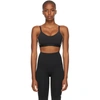 Adidas Originals Womens Adidas All Me 3-stripe Bra In Black/white
