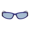 FLATLIST EYEWEAR BLUE VENEDA CARTER EDITION DAZE SUNGLASSES