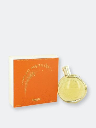 Pre-owned Hermes L'ambre Des Merveilles By  Eau De Parfum Spray 3.3 oz