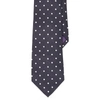 Polo Ralph Lauren Polka-dot Silk Satin Tie In Dark Navy